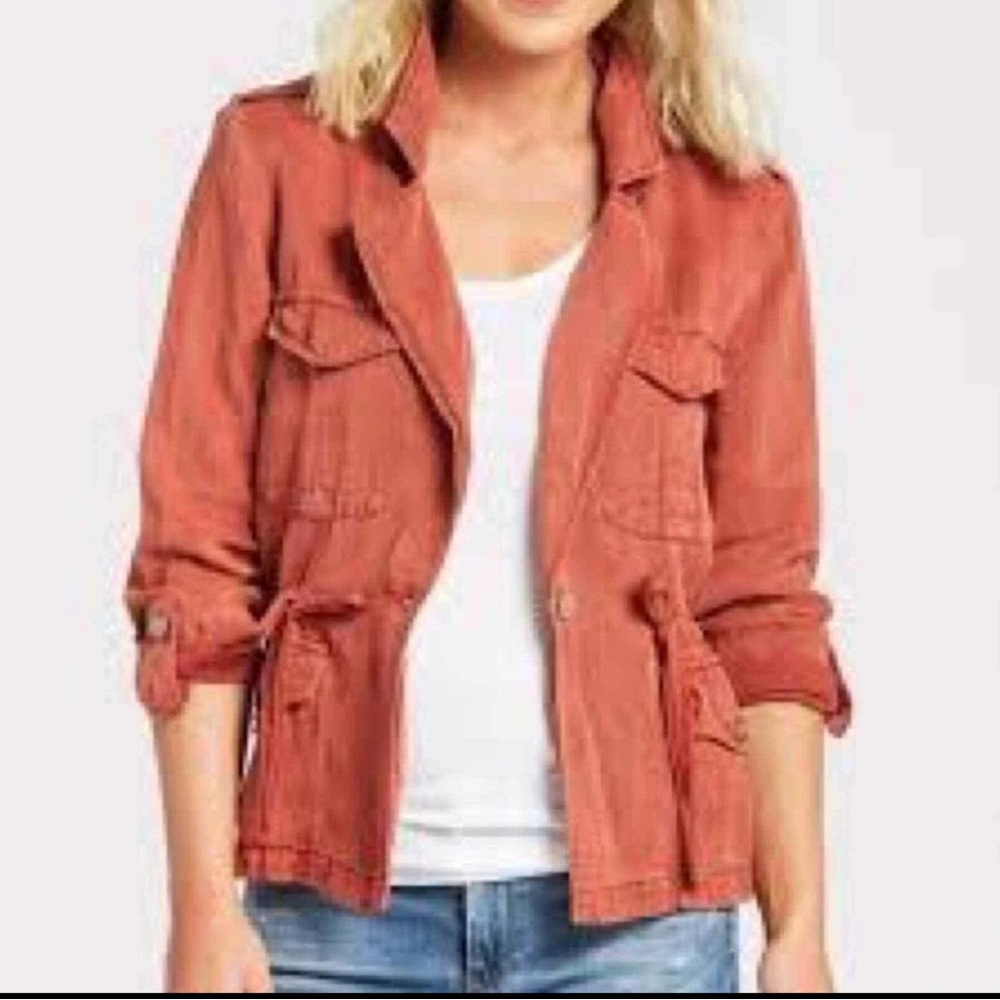 Sanctuary Utility Jacket / Burnt Orange (S/M)